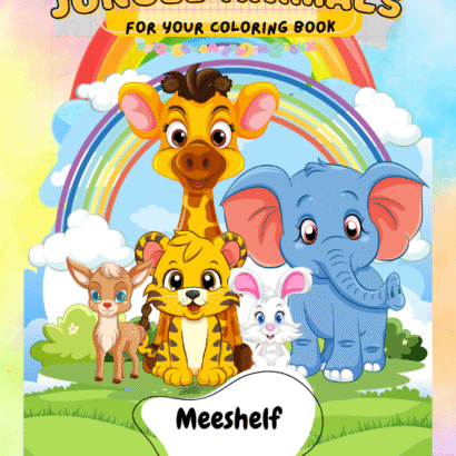 Jungle Animals Coloring Book
